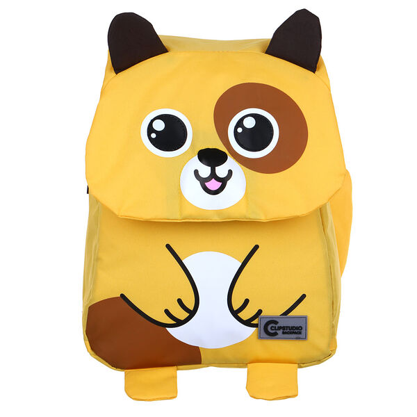 Рюкзак мини в форме собаки, 34х27х11см, 1 отделение на молнии, клапан на липучке, пэ