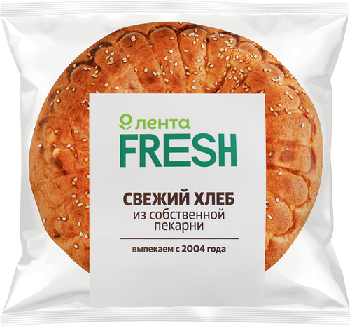 Лепешка Лента Fresh с кунжутом на закваске