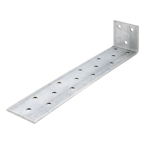 Уголок перфорированный, 200х40х40х2 мм, оцинкованный, бетон