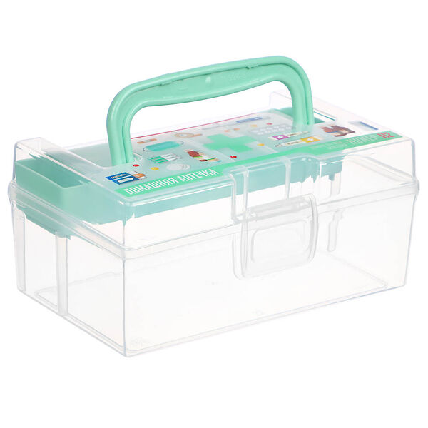 Бокс-аптечка универсальный для хранения мелочей 170х108х78мм