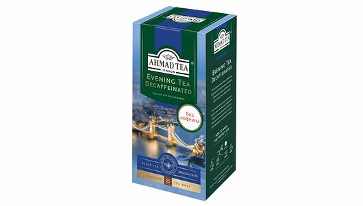 Чай чёрный Ahmad Tea Evening Tea Decaffeinated, 25×1.5