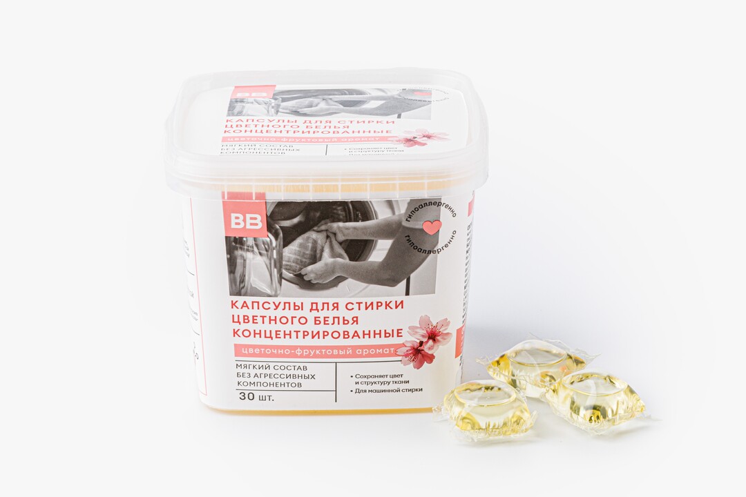 

Капсулы для стирки цветного белья концентрированные