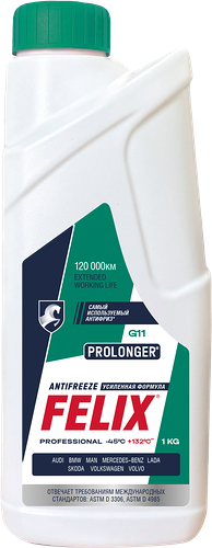 Антифриз Felix Professional зелёный 1 л