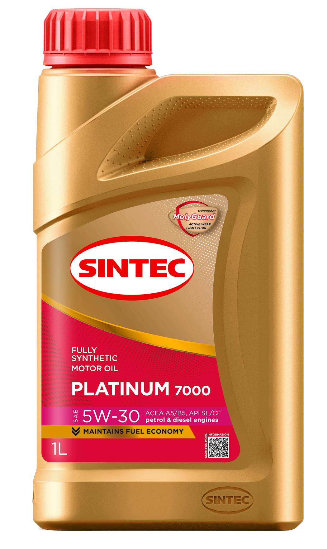 

Масло моторное Sintec Platinum 7000 5W-30 A5/B5 SL синтетическое 1 л
