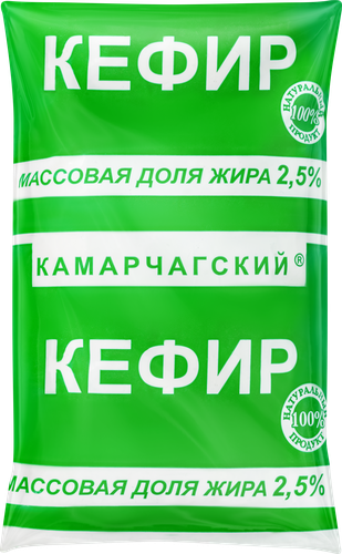 

Кефир Камарчагское 2.5% 1 л