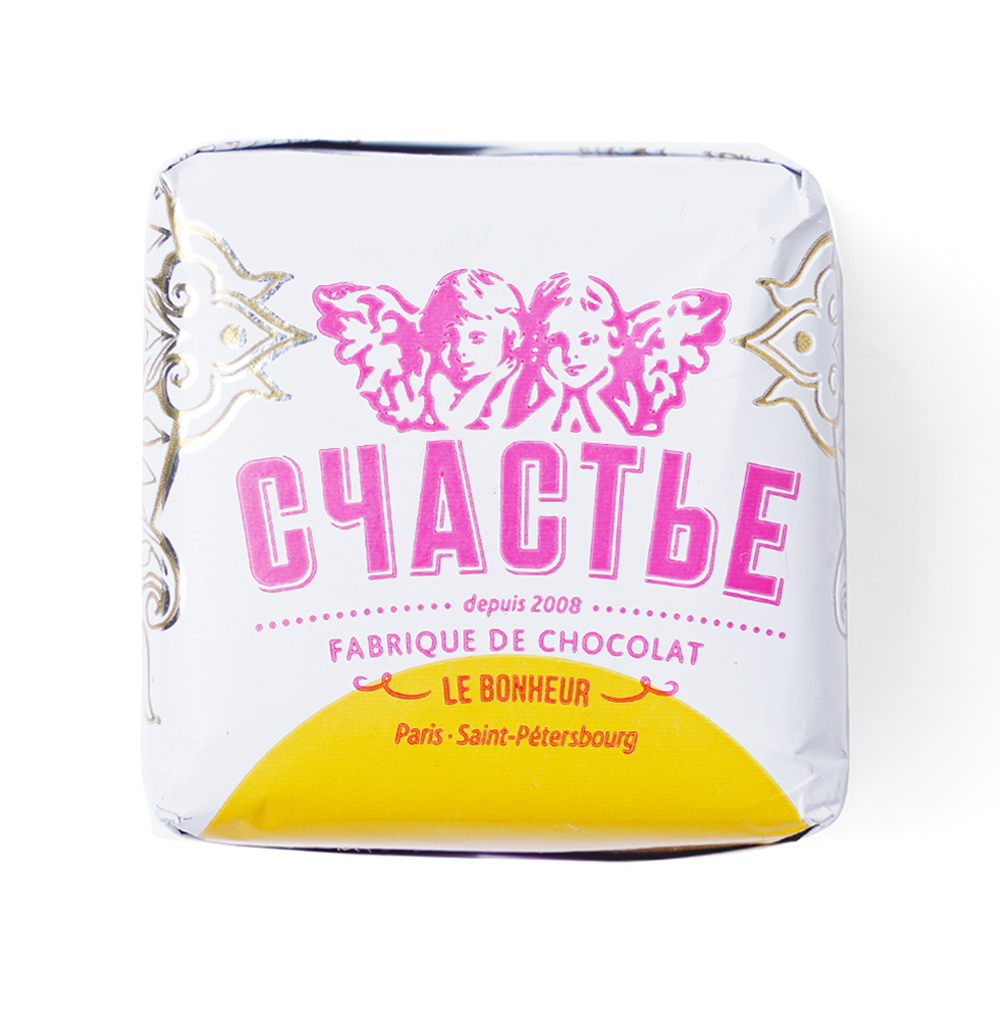 

Конфета пралине Счастье с джаму в горьком шоколаде 50 г