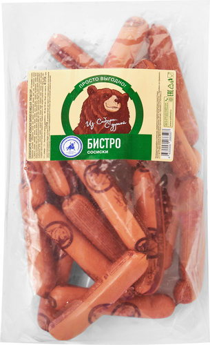 

Сосиски Просто выгодно! Бистро из мяса птицы вес