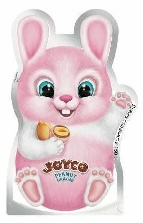 Конфеты-драже Joyco с арахисом Заяц 150 г