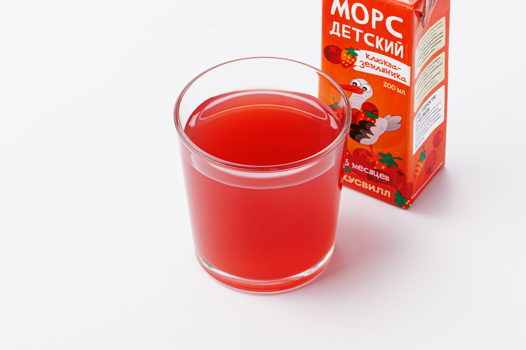 

Морс детский ВкусВилл клюква-земляника 200 мл