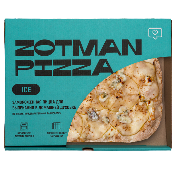 Пицца Zotman pizza Груша и горгонзола замороженная 415 г