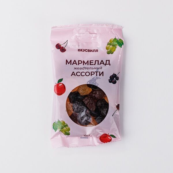ВкусВилл Мармелад жевательный ассорти 100 г
