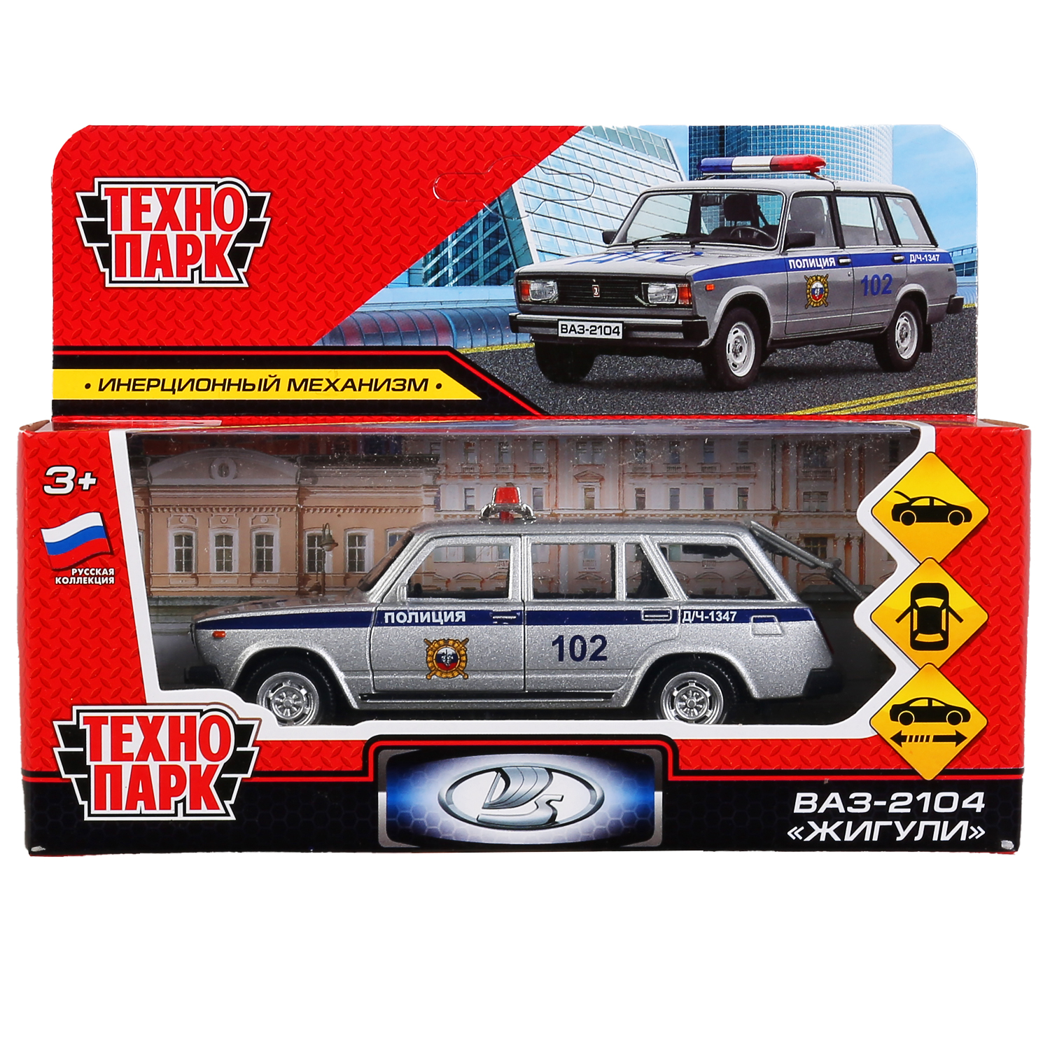 

Машинка Технопарк Советская классика автопрома 12 см металлическая 1 шт. модель в ассортименте