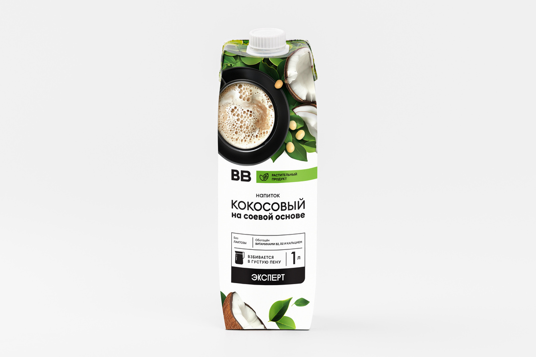 

Напиток кокосовый ВкусВилл на соевой основе 1 л