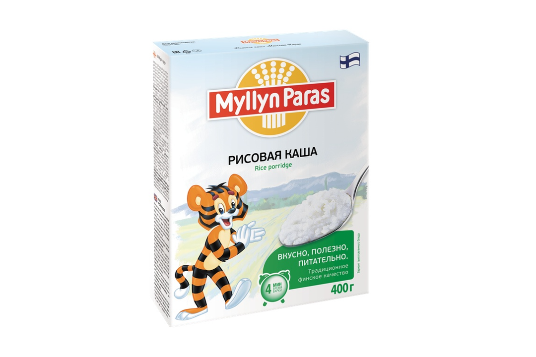 

Каша рисовая из отборных хлопьев Myllyn Paras 400 г