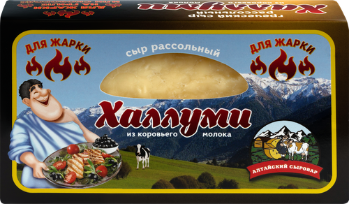 

Сыр Алтайский Сыровар рассольный Халлуми 45-50%, вес