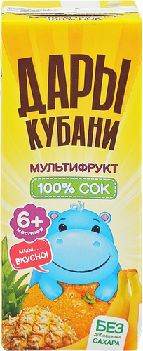 

Сок Дары Кубани мультифруктовый 0.2 л