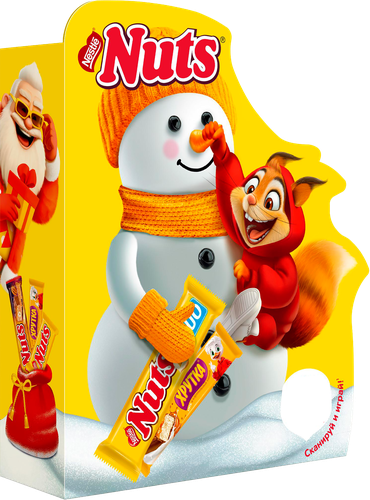 

Подарок новогодний Nuts Снеговик 441.9 г