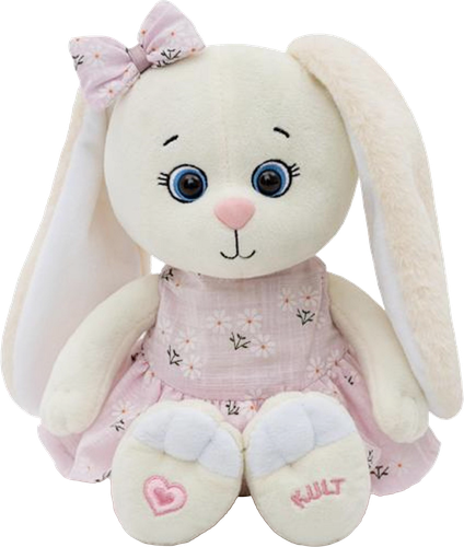 

Игрушка мягкая Kult of toys Зайка Мия в платье 25 см