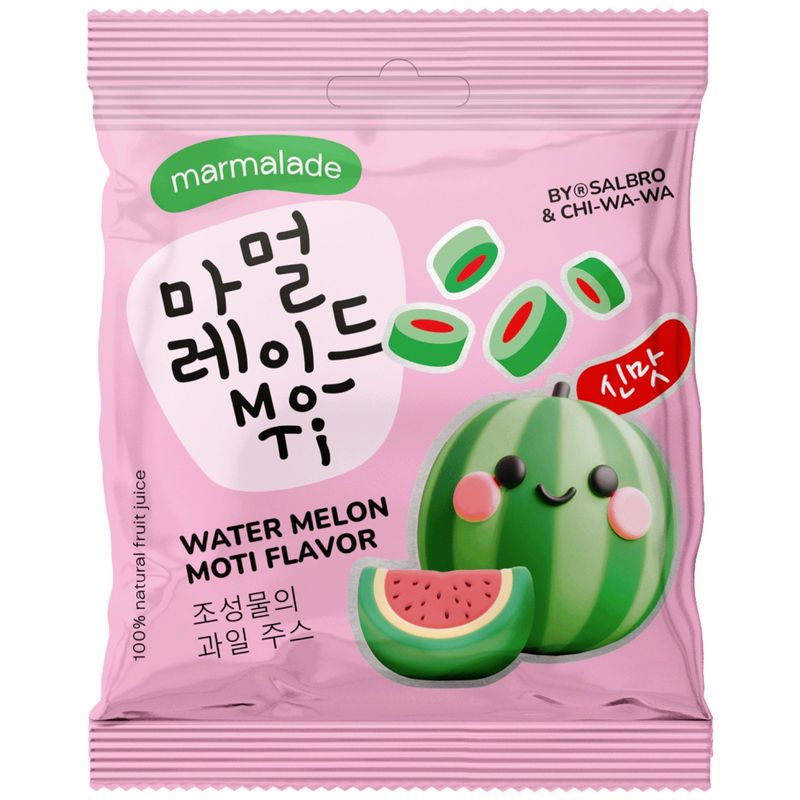 

Мармелад Chi-Wa-Wa Кусочки карандаша кислый арбуз 45 г