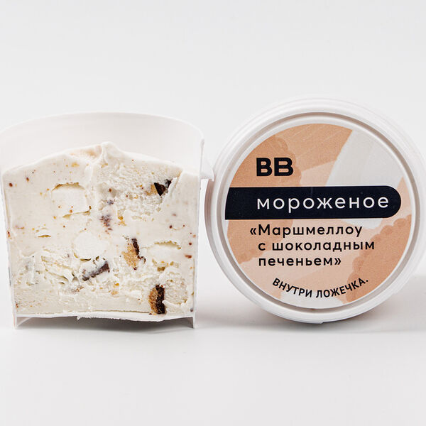 Мороженое Маршмеллоу с шоколадным печеньем 85 г