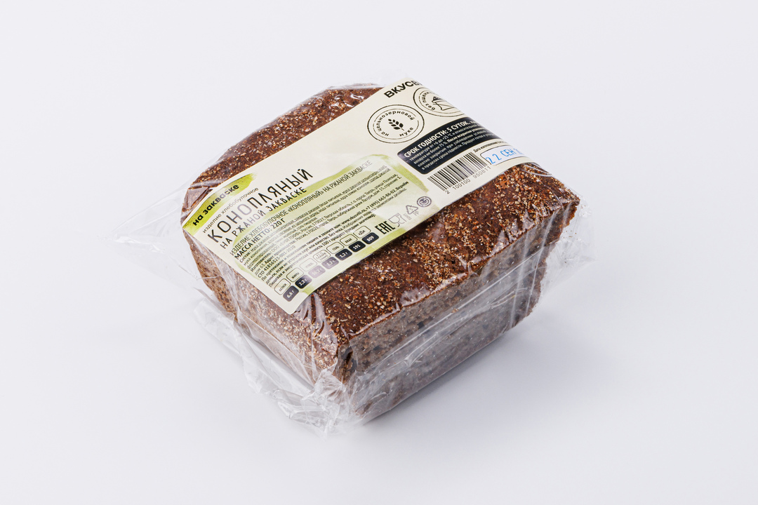 

Изделие х/б ВкусВилл Конопляный на ржаной закваске 220 г