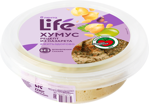 Хумус Лента Life Рецепт из Назарета 200 г