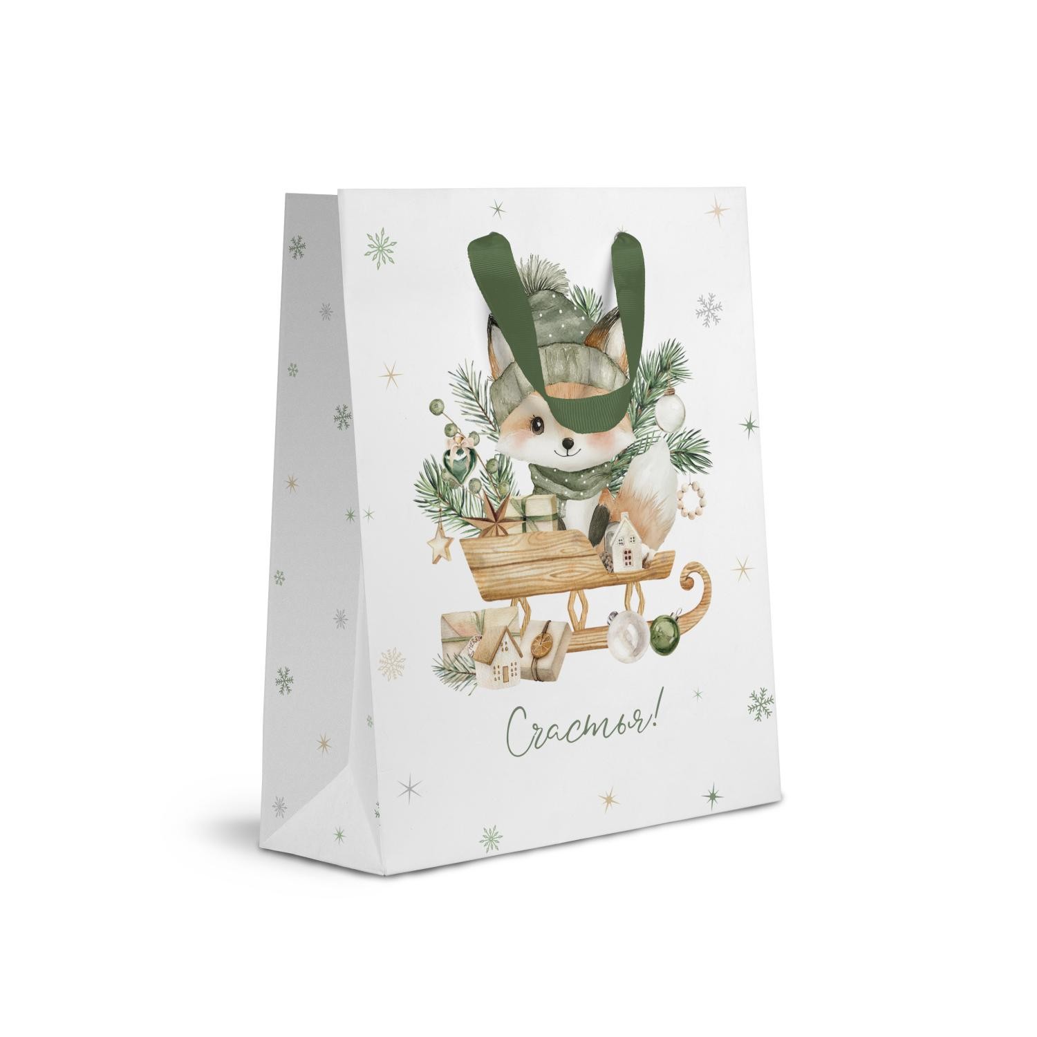 

Пакет подарочный City Home Trade Christmas Woodland 18 x 22.7 x 10 см премиум дизайн в ассортименте