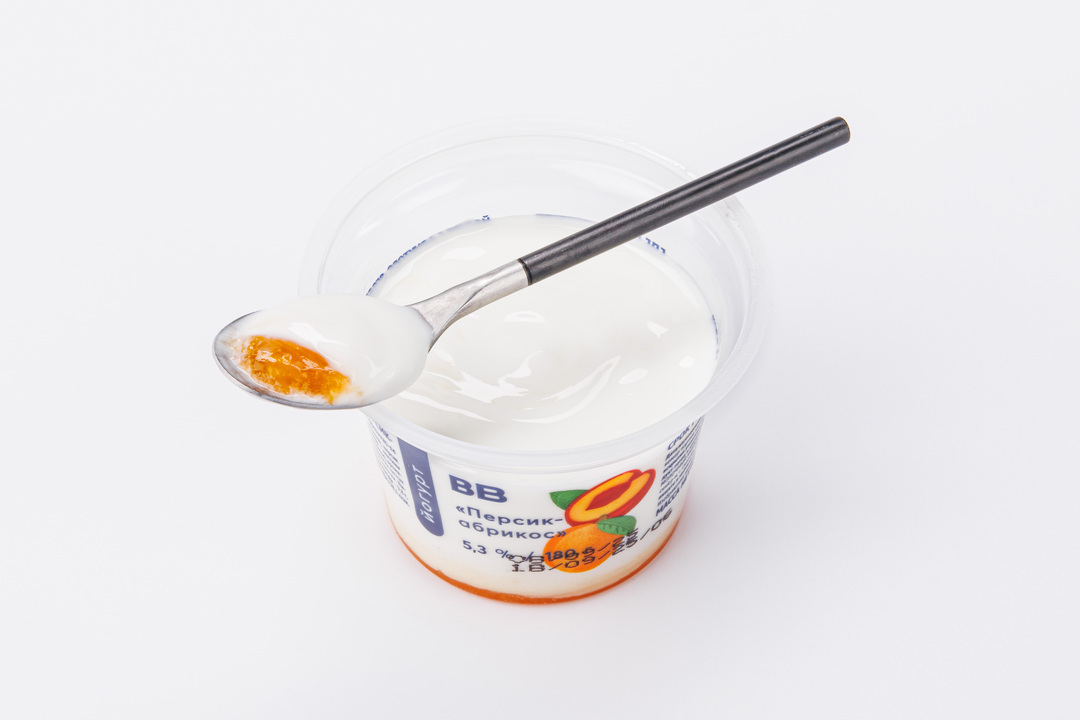 

Йогурт ВкусВилл Персик-абрикос 5.3% 180 г