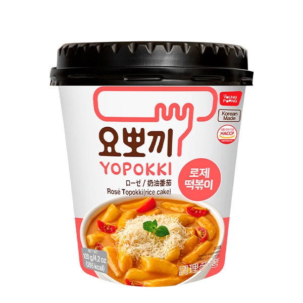 

Топокки Yoppoki в сливочно-томатном соусе Розе 120 г