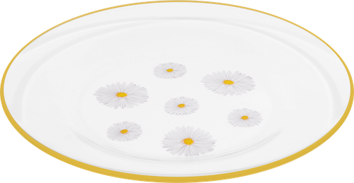 

Набор десертных тарелок Rakle Fiona 18 см стекло 4 шт