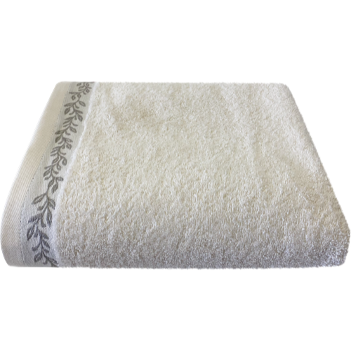 

Полотенце махровое Homeclub Fiori 70х130 см бежевое