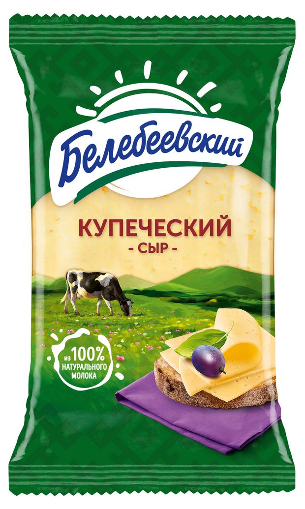 

Сыр полутвёрдый Белебеевский Купеческий 52%, 190 г