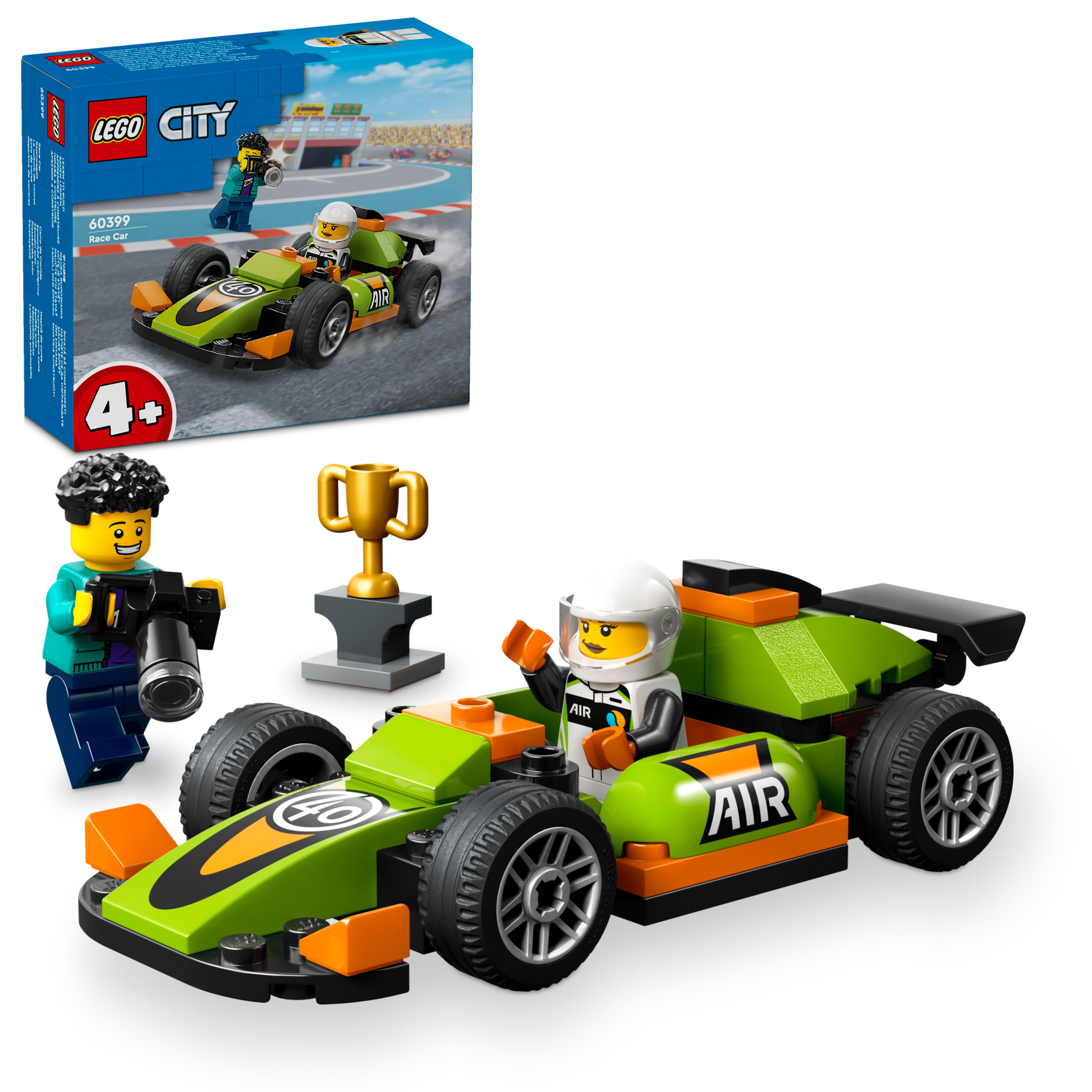 

Конструктор детский Lego City Гоночный автомобиль 56 деталей