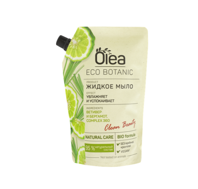 

Жидкое мыло Olea Eco Botanic Ветивер и Бергамот 450 мл