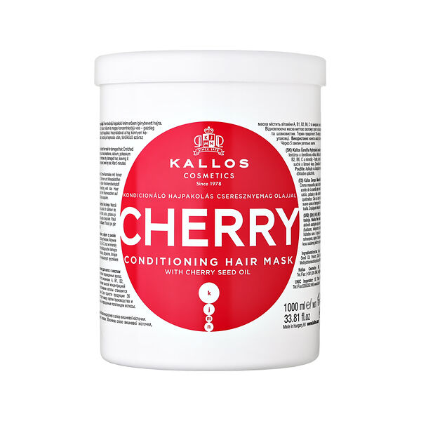 Маска для волос Kallos Cosmetics KJMN Classic Cherry с маслом вишневых косточек 1000 мл