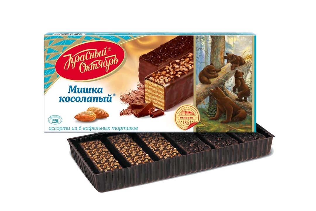 

Торт Красный Октябрь Мишка косолапый 220 г