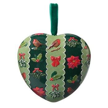 

Мыло кусковое Heathcote&Ivory Emporium в жестяной банке в форме сердца 90 г