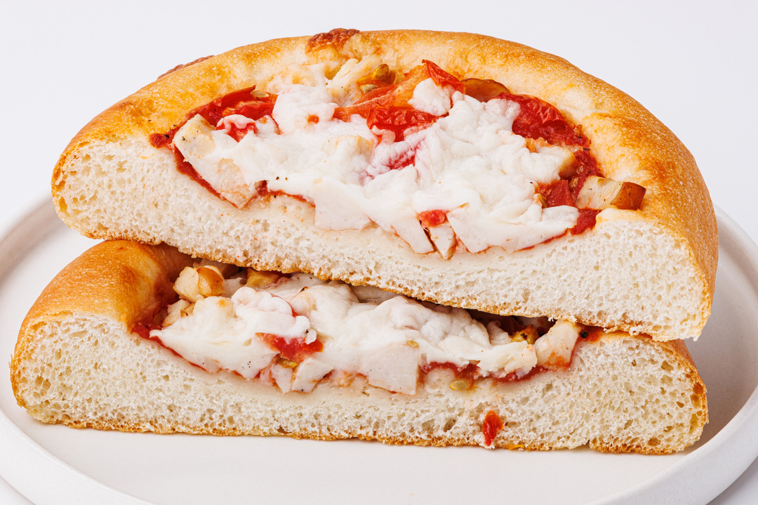 

Мини-пицца ВкусВилл с куриной ветчиной и сыром 150 г