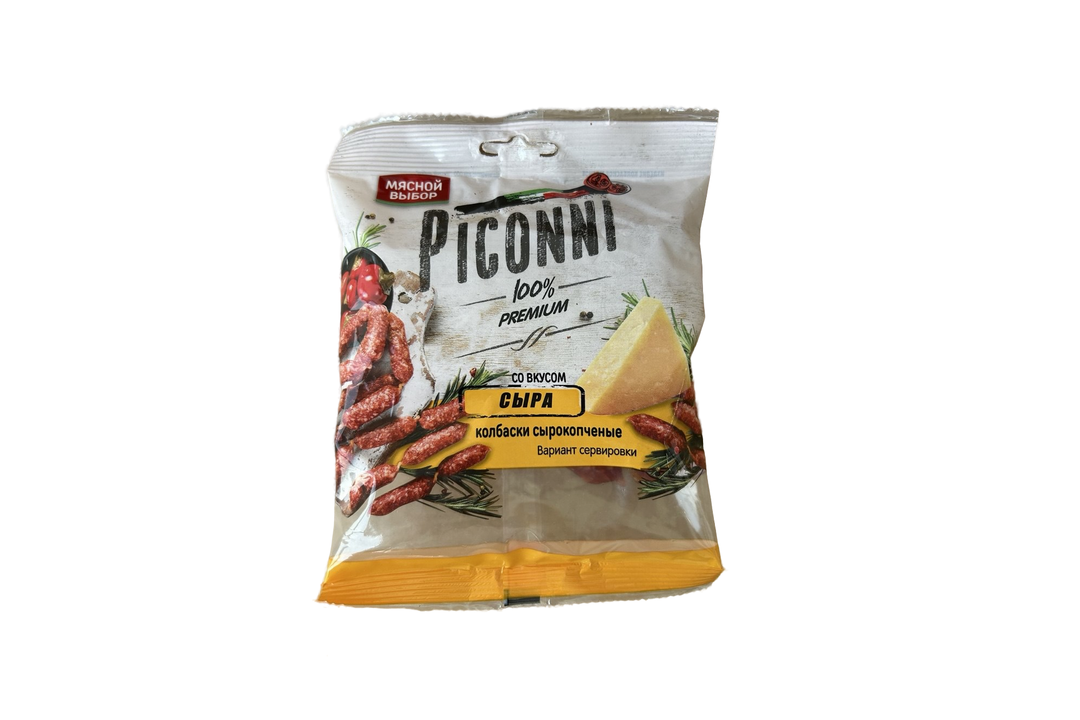 

Колбаски сырокопченые Piconni со вкусом Сыра 40 г