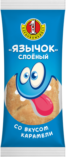 

Язычок слоеный Первый хлебокомбинат Карамель 60 г
