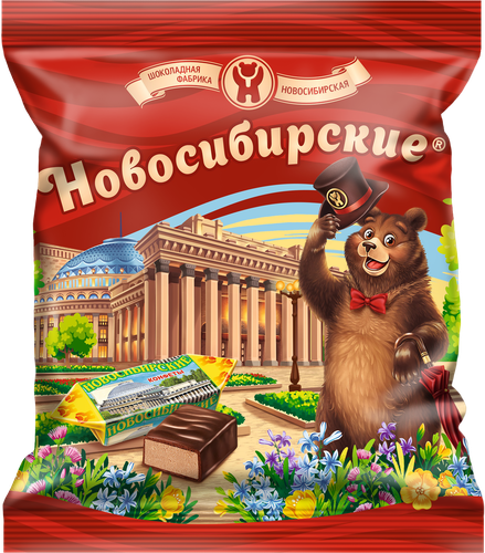 

Конфеты шоколадные Новосибирская ШФ Новосибирские 200 г