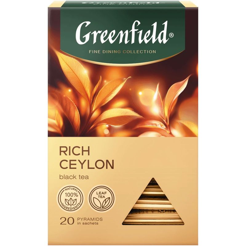 

Чай чёрный Greenfield Rich Ceylon 20 шт. 38 г