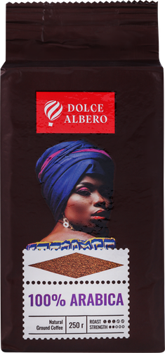 

Кофе молотый Dolce Albero Arabica 100% 250 г