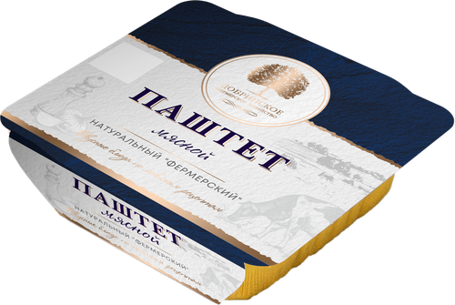 

Паштет Добринское фермерское хозяйство фермерский натуральный из говяжьей печени со свининой 100 г