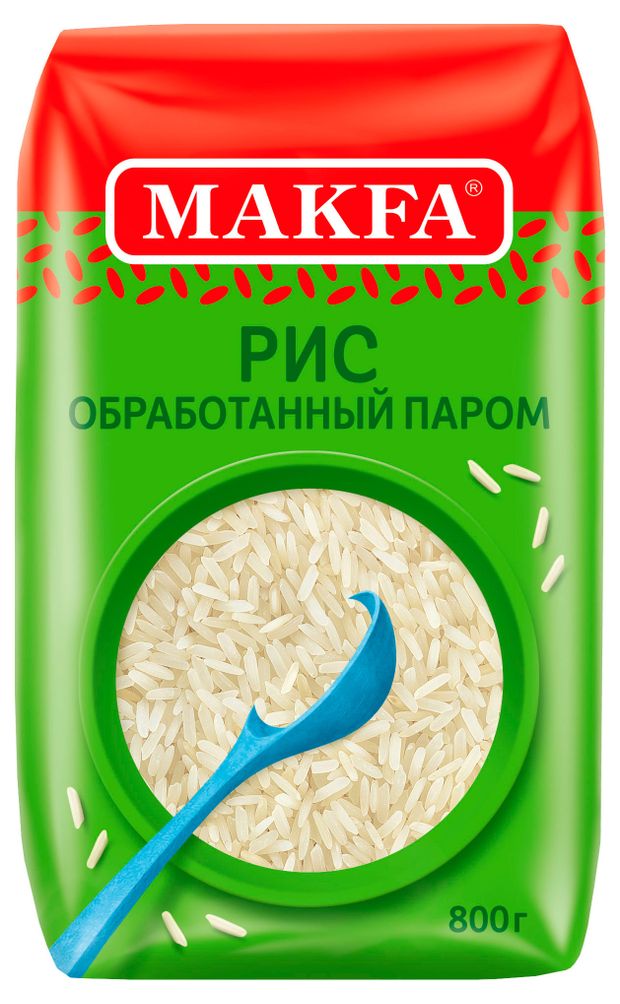 

Рис Makfa длиннозерновой пропаренный 800 г