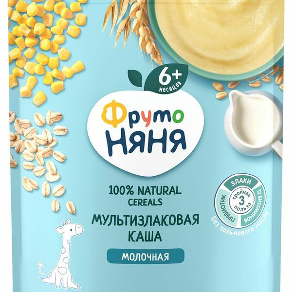 Каша ФрутоНяня мультизлаковая молочная 200 г