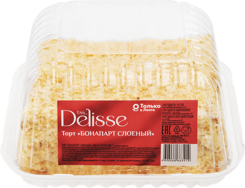 

Торт слоеный Delisse Бонапарт 400 г