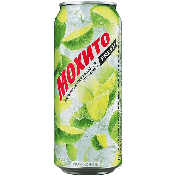 Напиток Очаково Коктейль Мохито освежающий среднегазированный, 500 мл