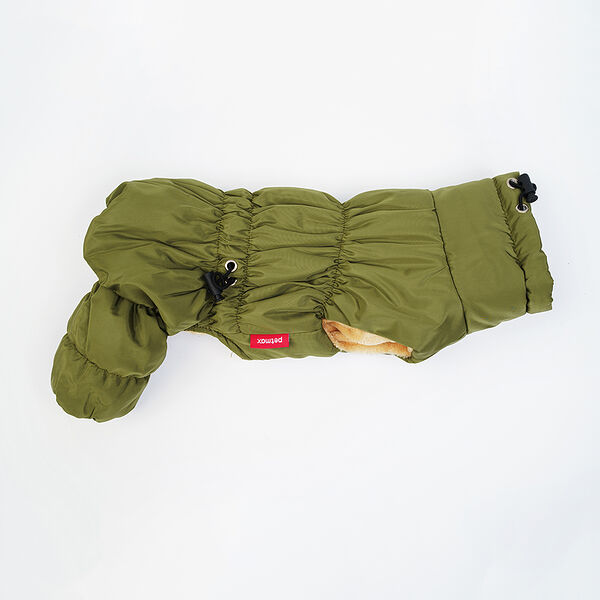 Комбинезон для собак Petmax оливковый L