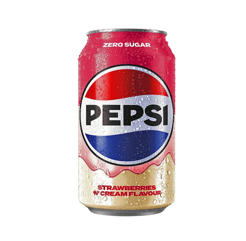 

Напиток газированный Pepsi Strawberry cream без сахара 0.33 л